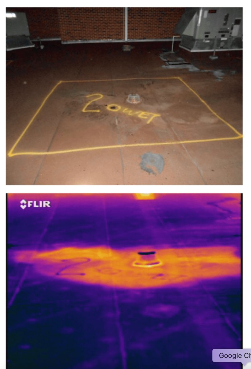 Thermal imaging roof scan 2